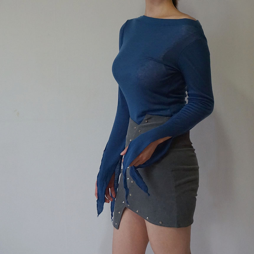 Uncut Mini Skirt Modern Glamor Look Cody Sexy Tigh