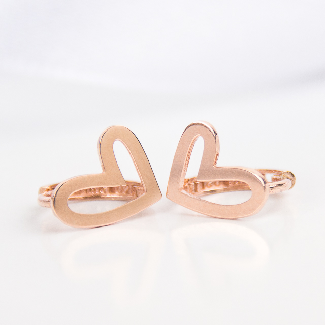 Simple earrings 14K per day 14K 14K daily 14K gold
