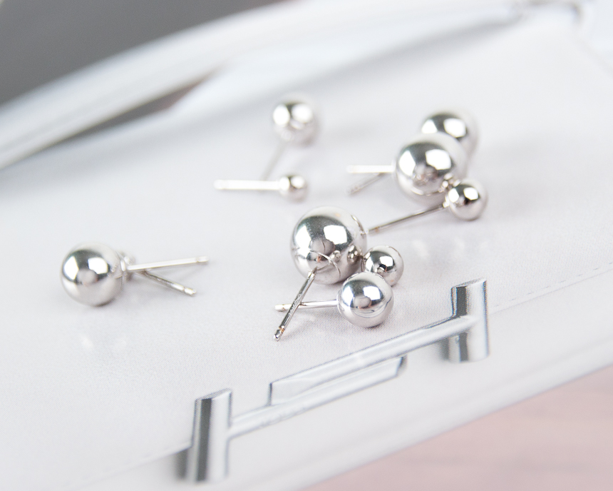 Simple earrings 14K per day 14K 14K daily 14K gold