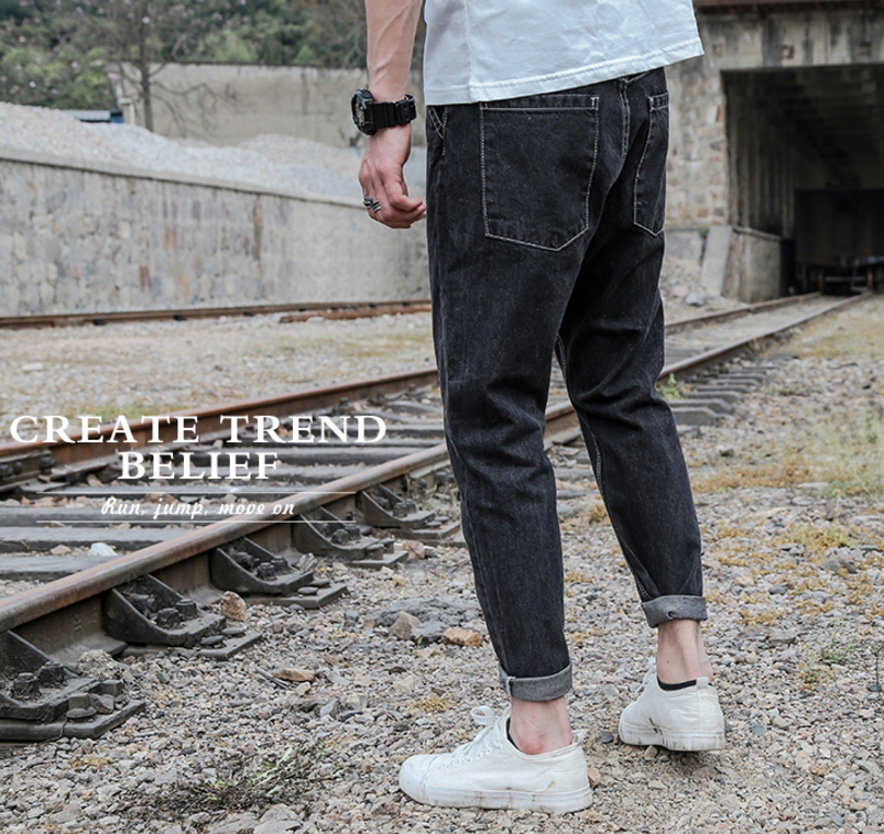 Korea Jeans Pants Exhaust Jeans Your style 2 color