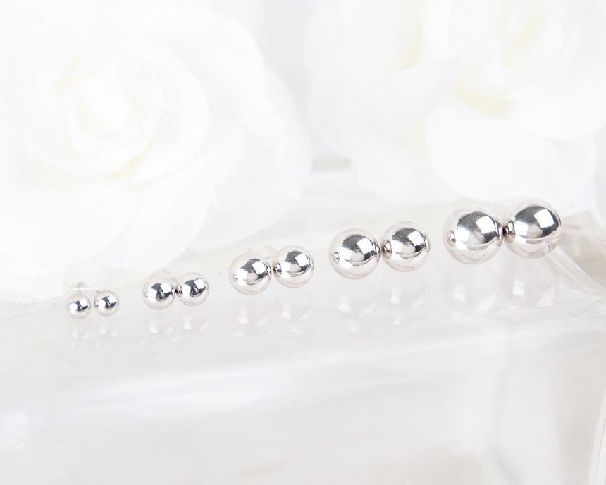 Simple earrings 14K per day 14K 14K daily 14K gold