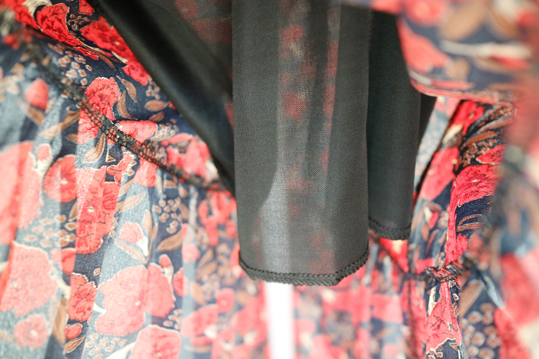 New Women Dress Red Flower Rose Long Dress One Pie