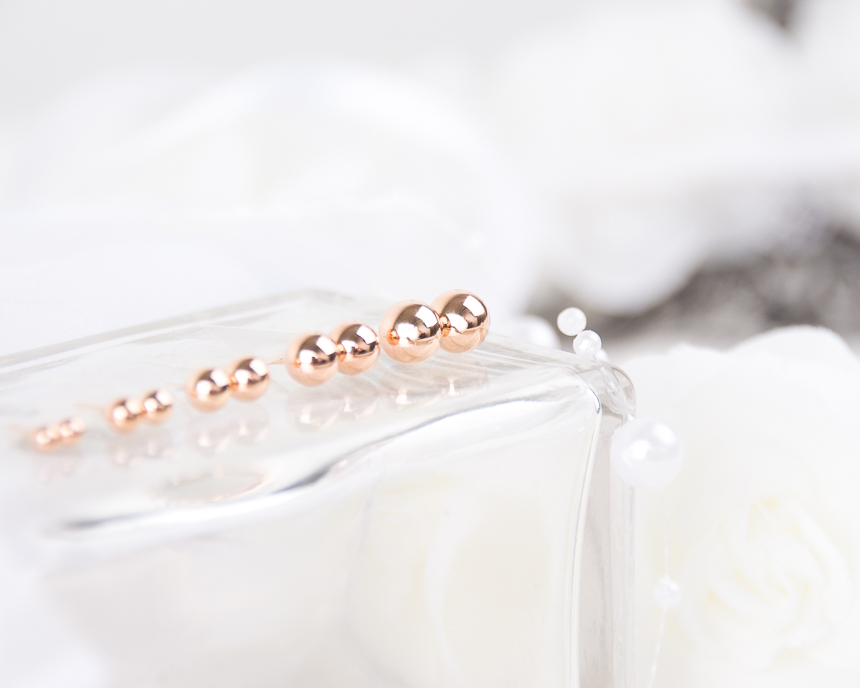 Simple earrings 14K per day 14K 14K daily 14K gold