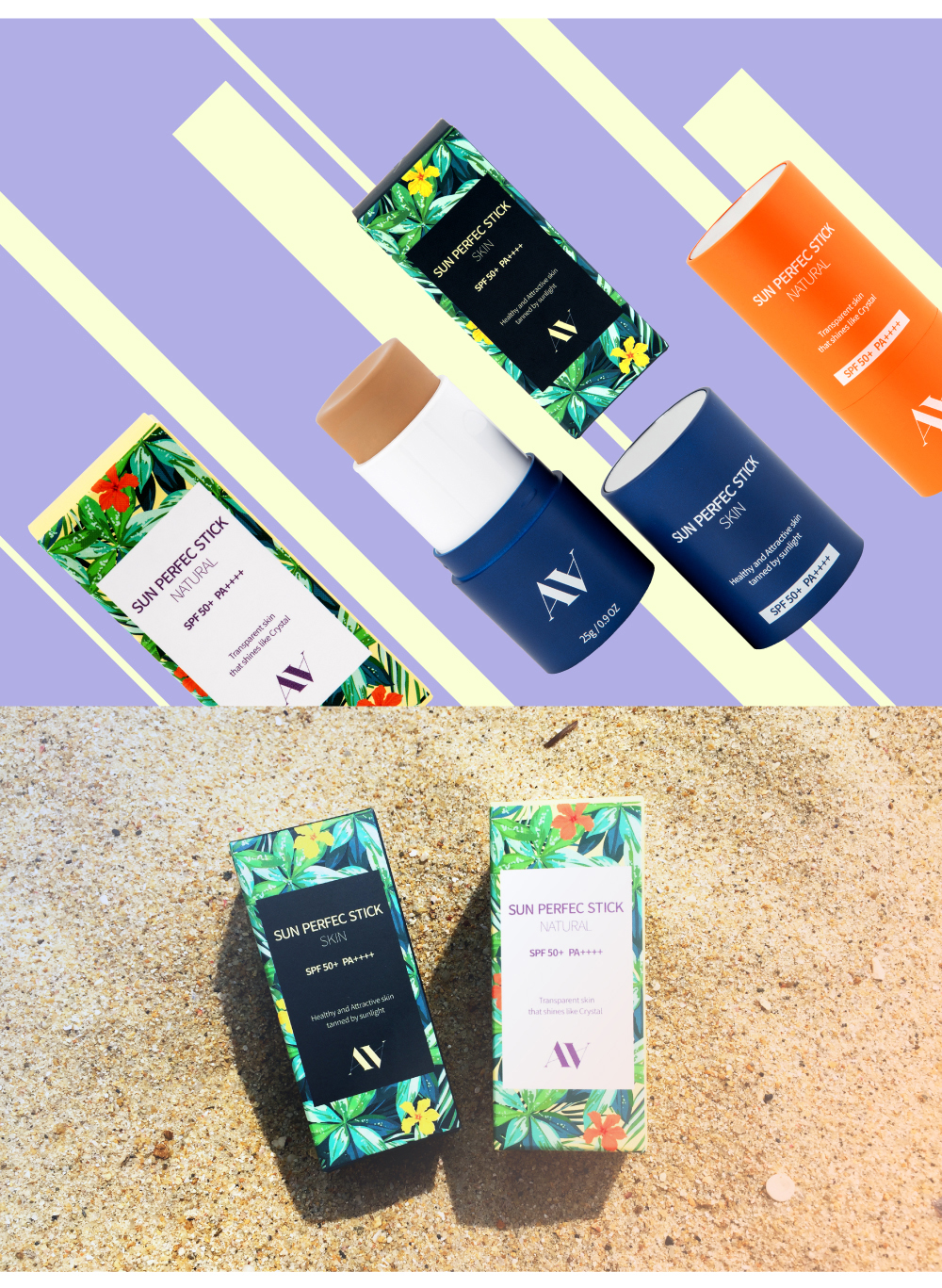 Sports Golf Sunscreen Without Acid AA Line Stick S