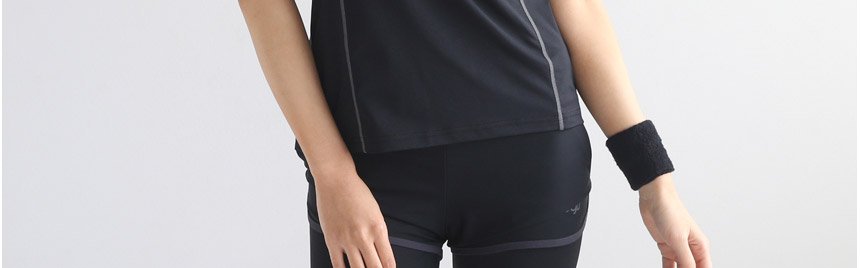 NEW YOGA SET Sports Short Sleeve T-Shorts Leggings