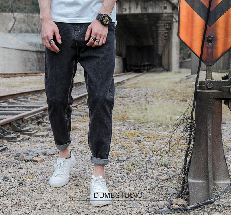 Korea Jeans Pants Exhaust Jeans Your style 2 color