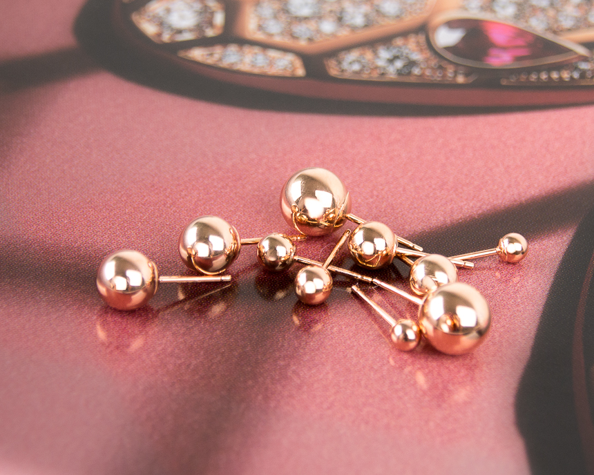 Simple earrings 14K per day 14K 14K daily 14K gold