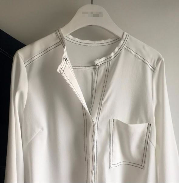 Stitch Sleeve Tops Sandro Blouse 2color Fall Women