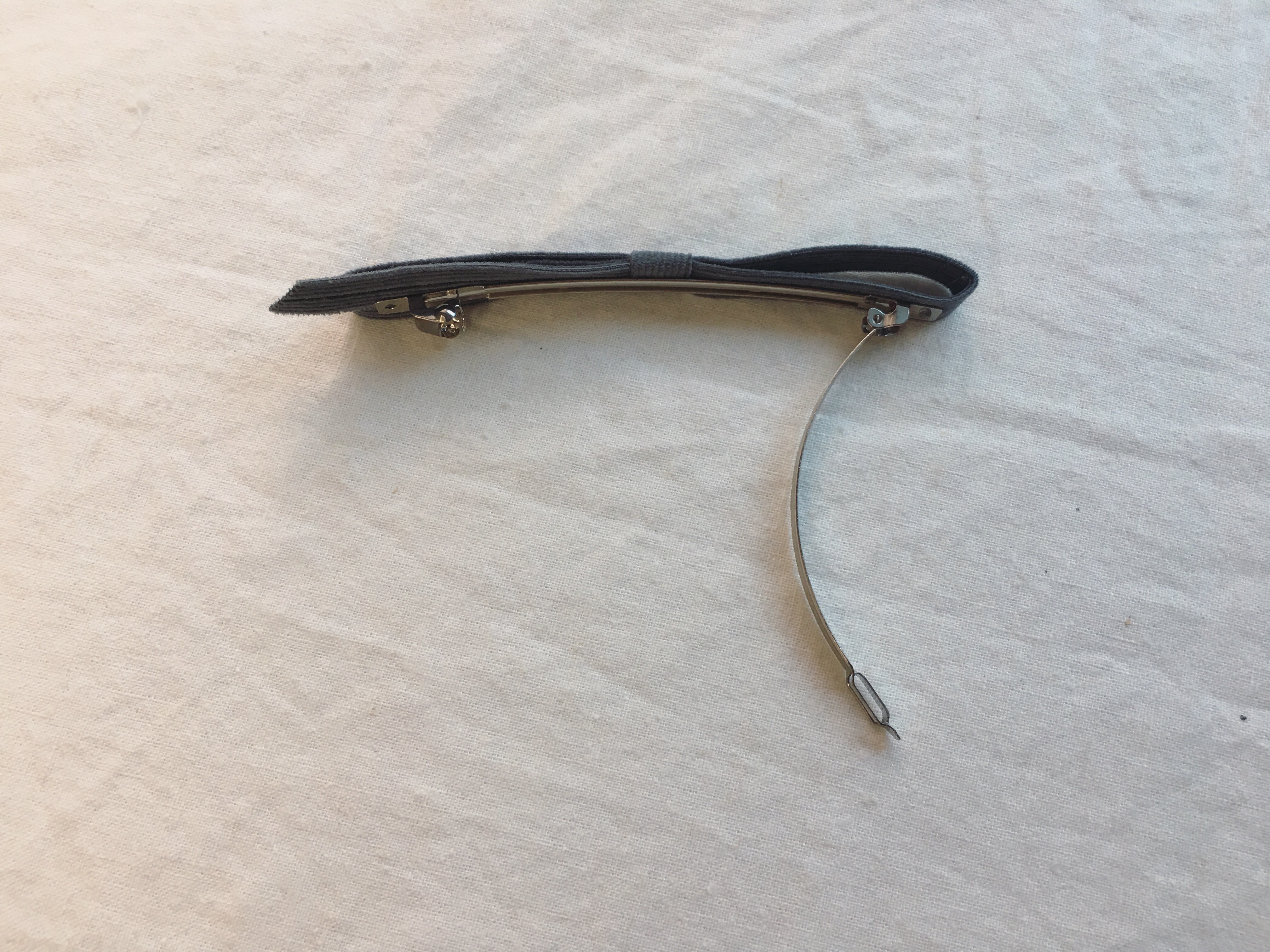 Hair Accessories Corduroy Slim Ribbon Pin Handmade