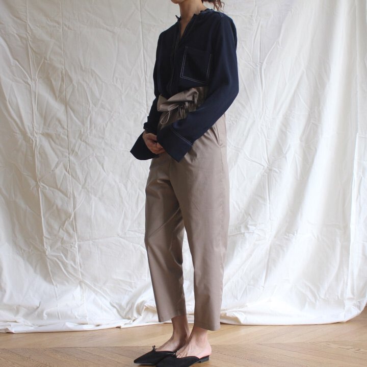 Stitch Sleeve Tops Sandro Blouse 2color Fall Women