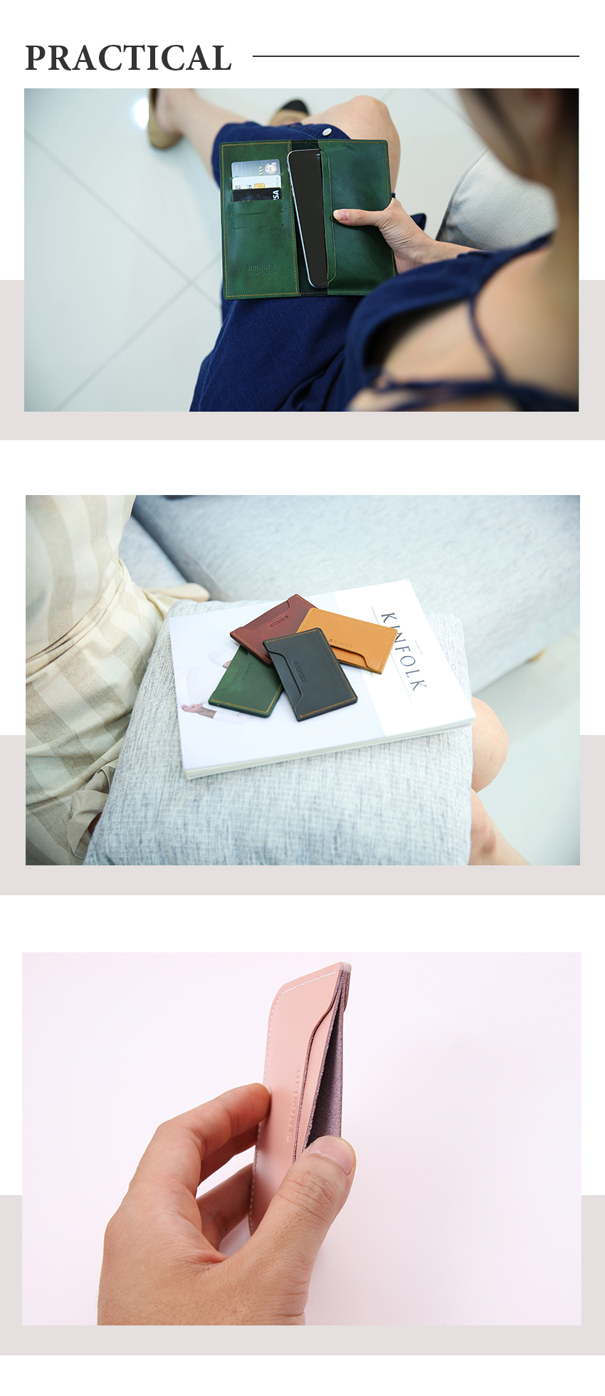 NEW CARD HOLDER WALLETS simple cowhide leather wal