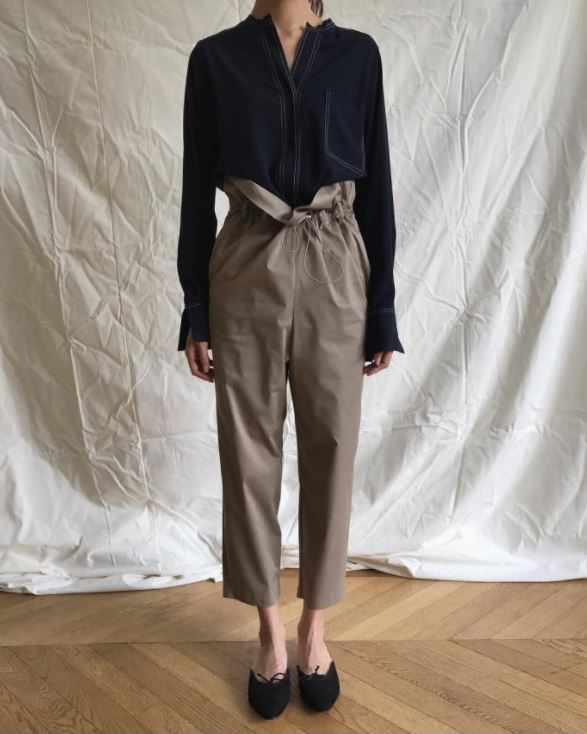 Stitch Sleeve Tops Sandro Blouse 2color Fall Women