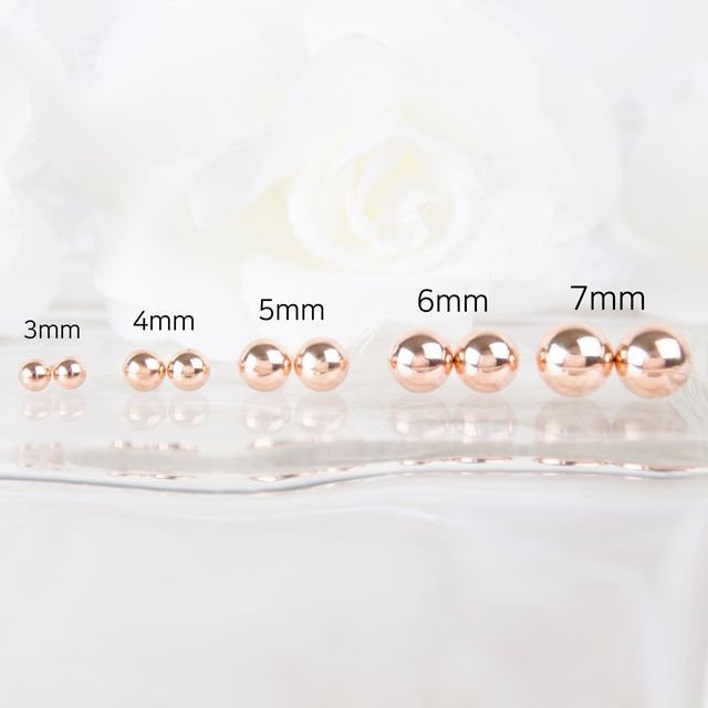 Simple earrings 14K per day 14K 14K daily 14K gold