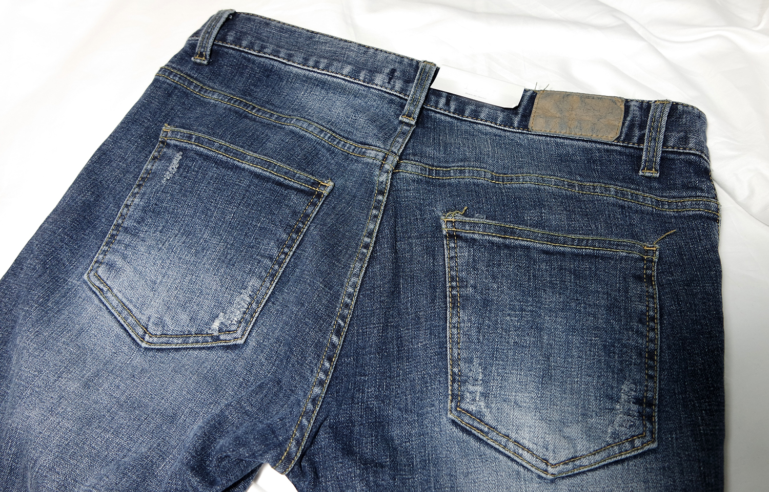 Korea Jeans Pants Roll-up Man's Date Jeans Fash