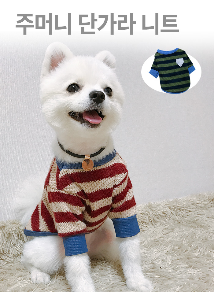 NEW DOG FASHION Pocket Togara Puppy Knit Sweater T