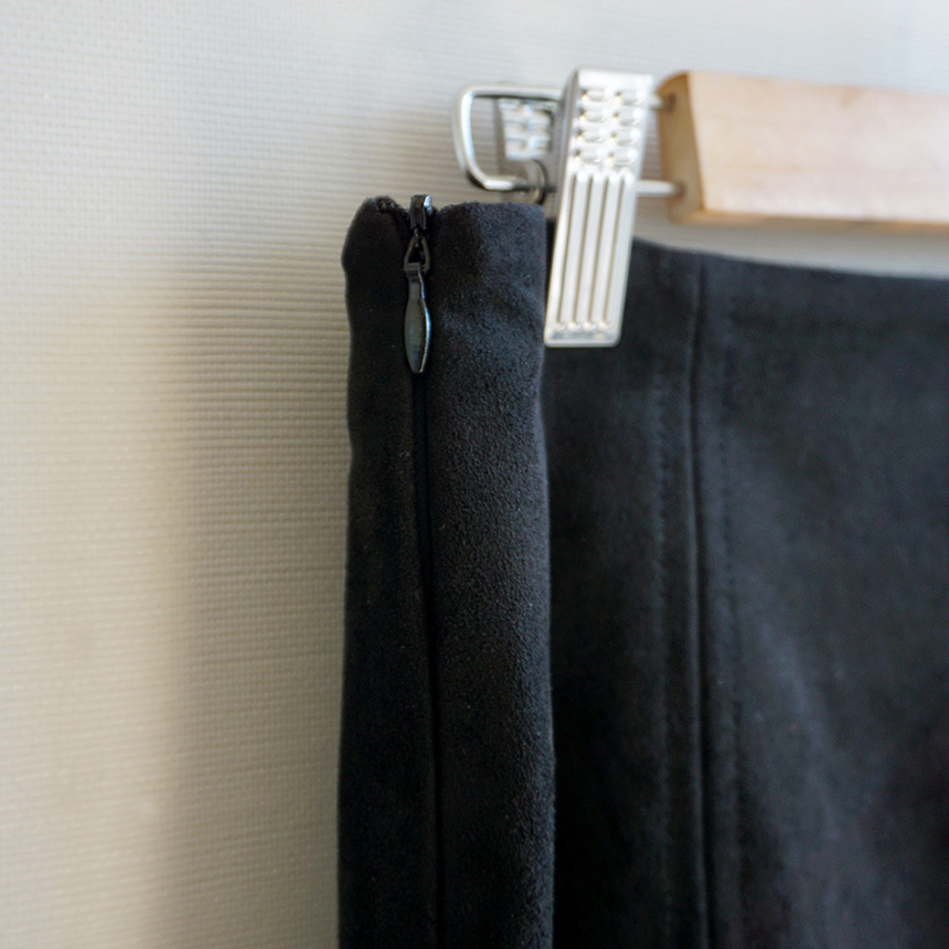 Suede mini skirt A line camisole camisole skirt au