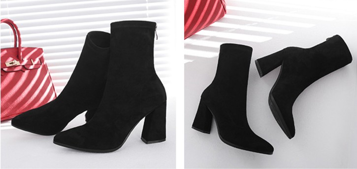 Suede Normal Angle Boots Women's Fashion