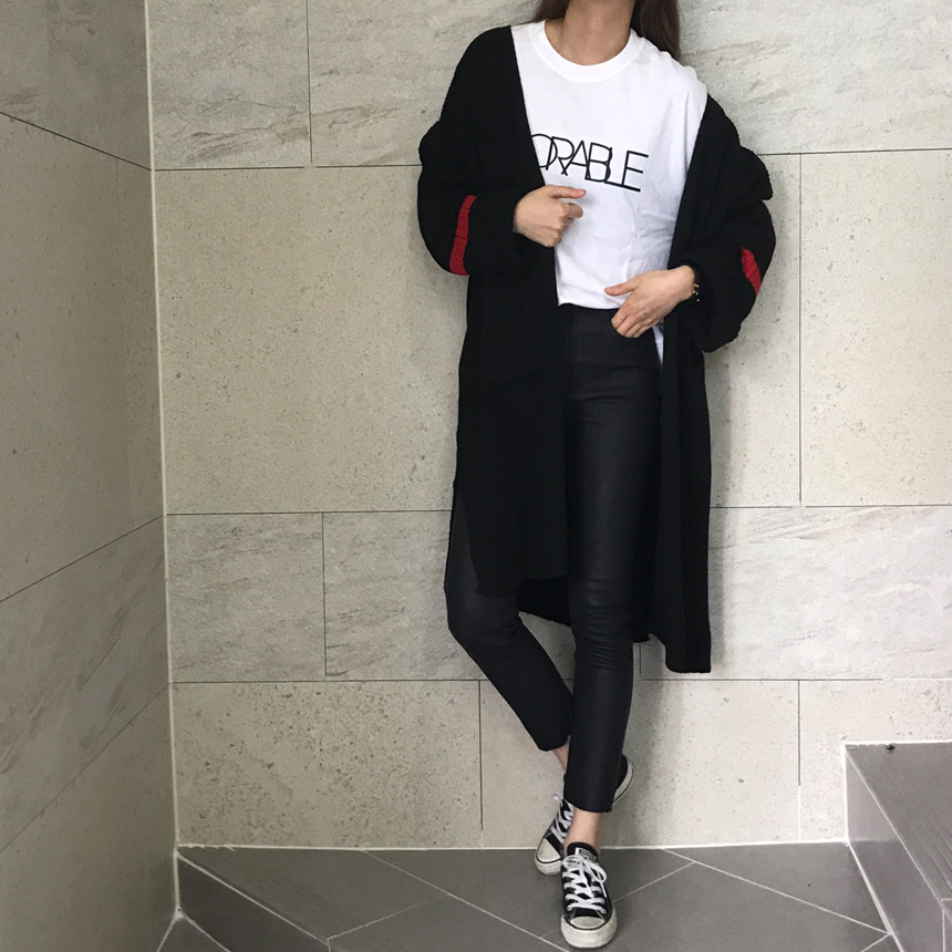 Women Jeans Pants Hem Cutting Date Coat Jean Leath