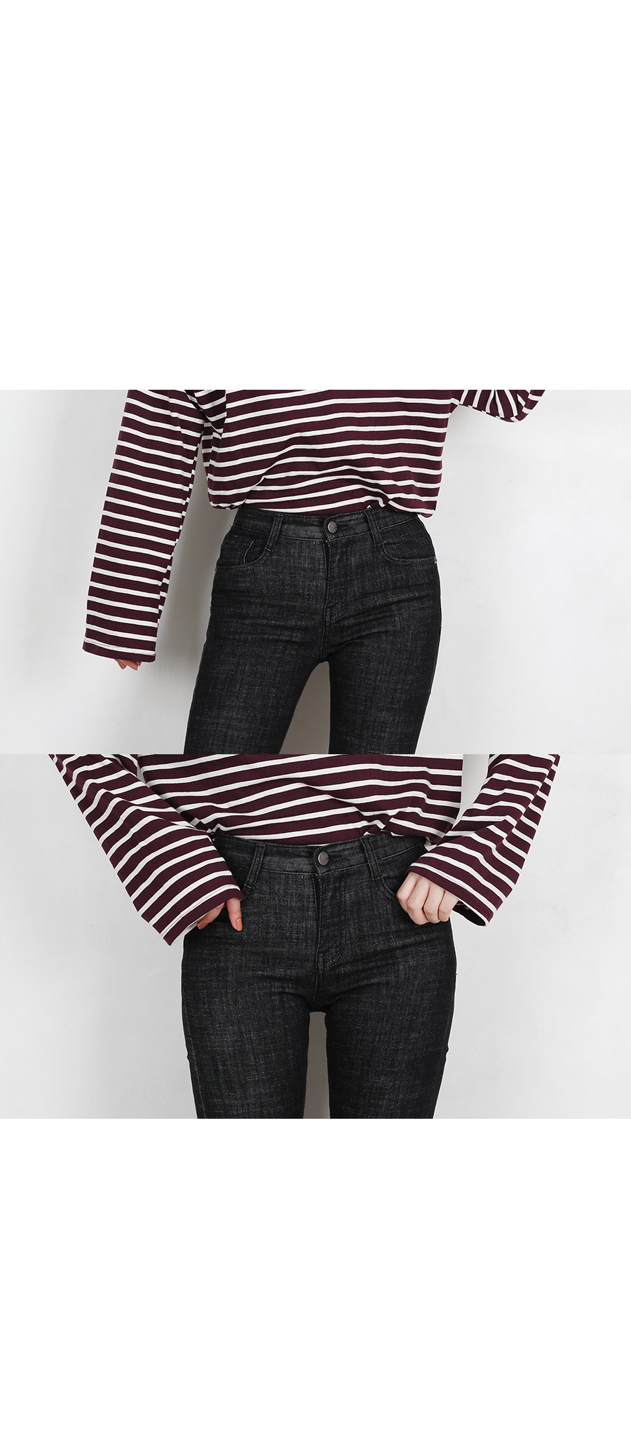 Women Jeans Pants Denim Roll-Up Date Pants 2co 20s