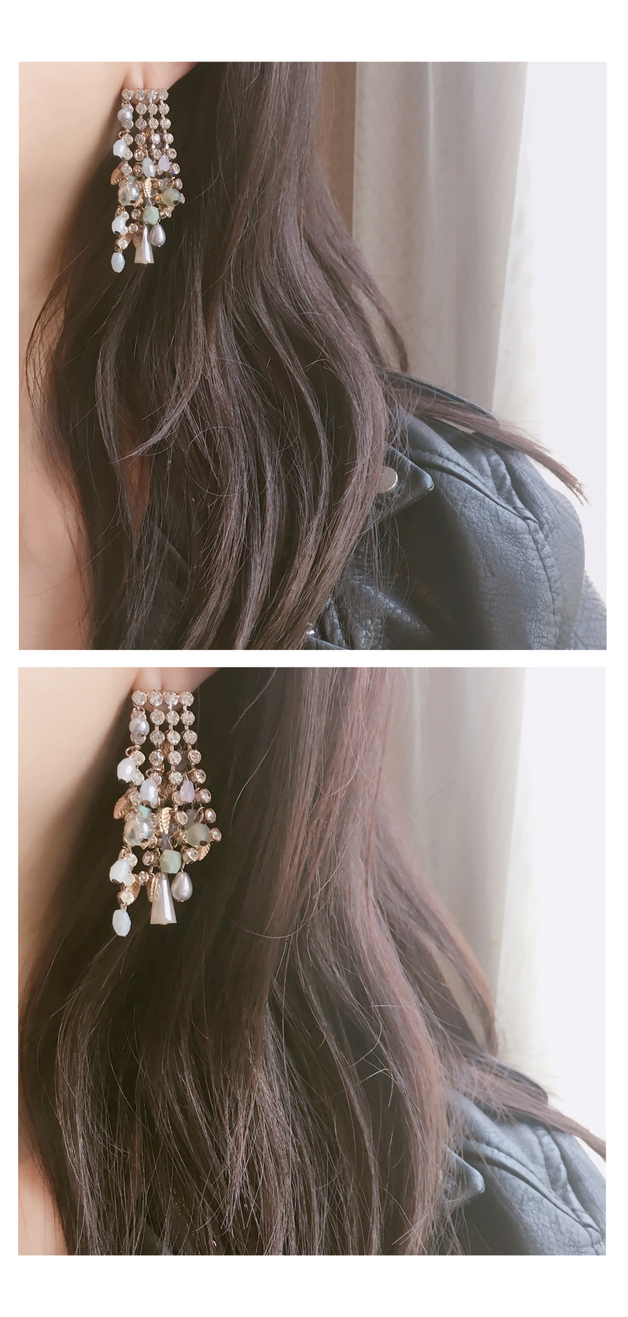 Baroque Antique Drop Earrings Silver Bold Vintage 