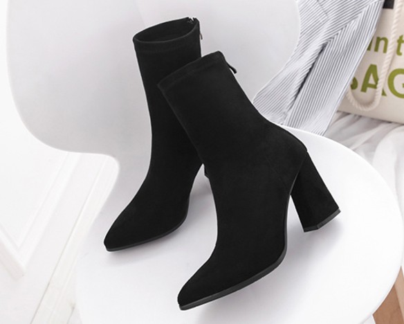 Suede Normal Angle Boots Women's Fashion
