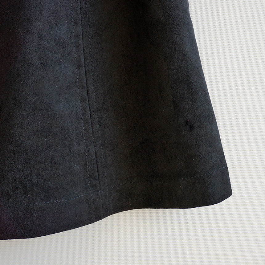 Suede mini skirt A line camisole camisole skirt au