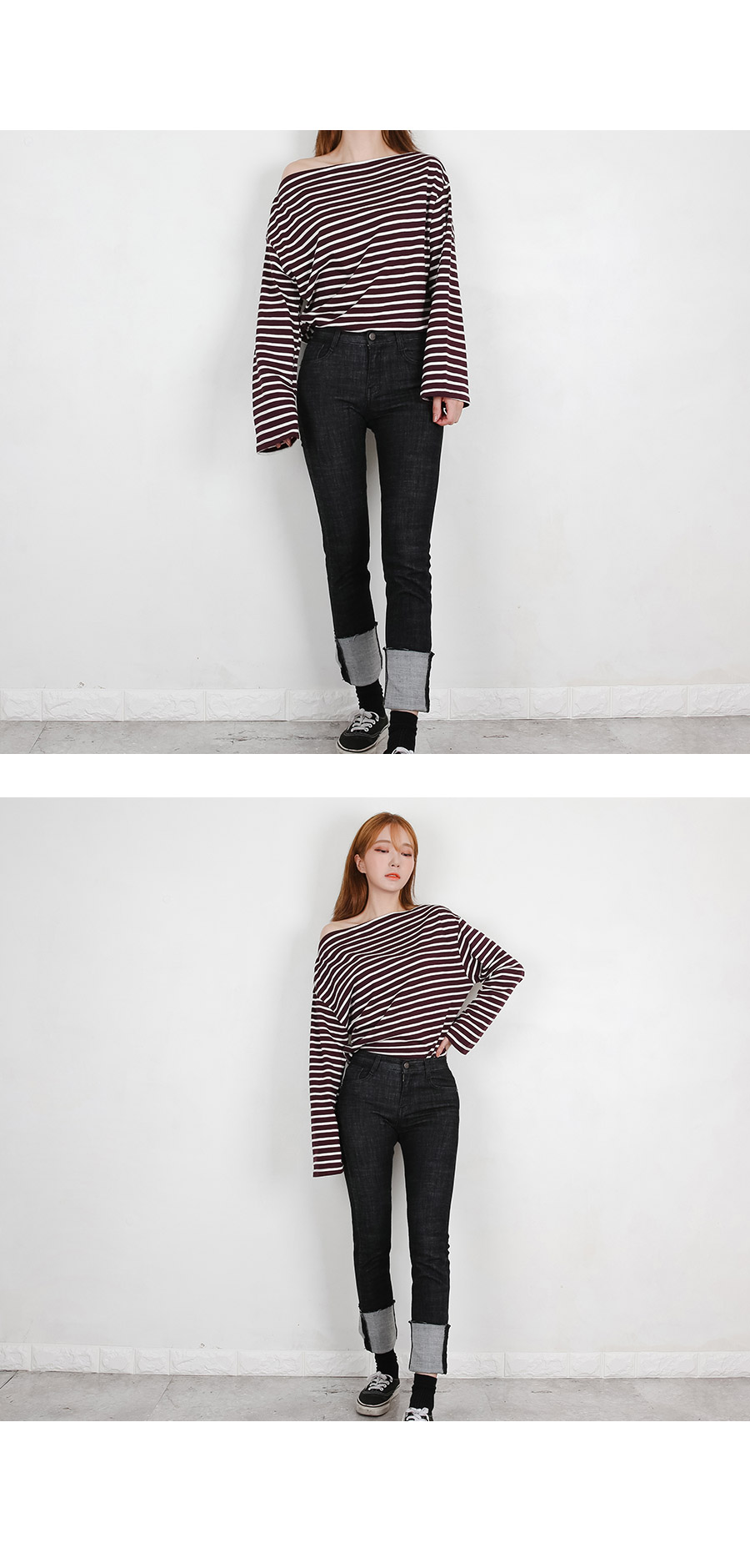 Women Jeans Pants Denim Roll-Up Date Pants 2co 20s