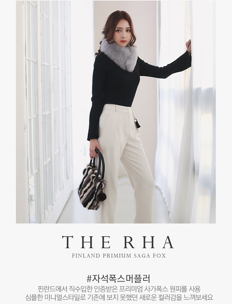 Fooling Mink Muffler Native Female Fur Anniversary