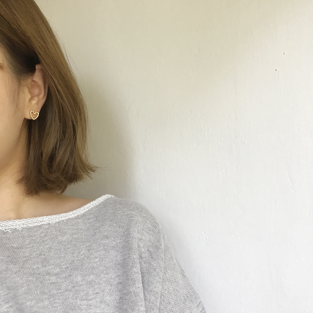 Urban Ring Handmade Daily Simple Gold Twisted Hear