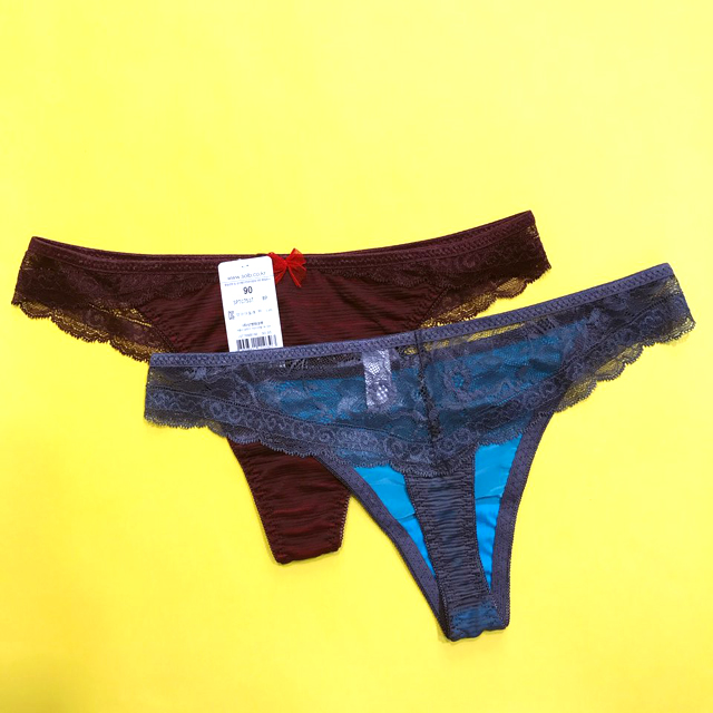 Women Underwear Sole Stripe Tee Panty, T-back, Sex