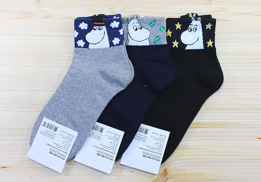 NEW SOCKS COLLECTION Fashion Character Moomin Fair