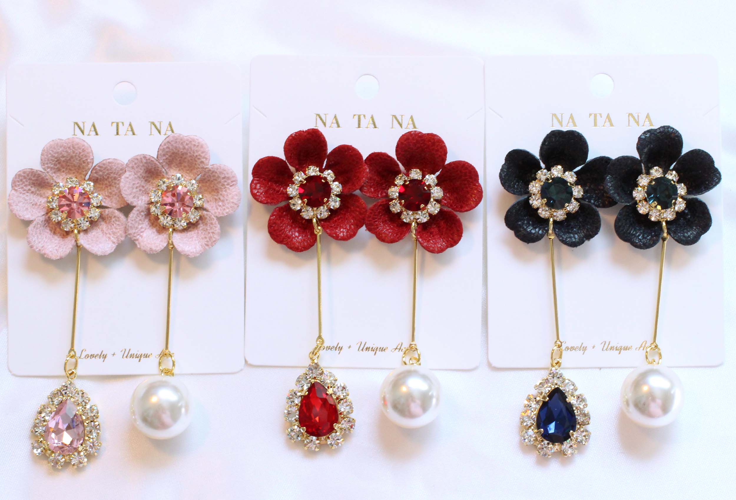 Flower Unbold Bold Drop Earrings Lance Gorgeous Gi