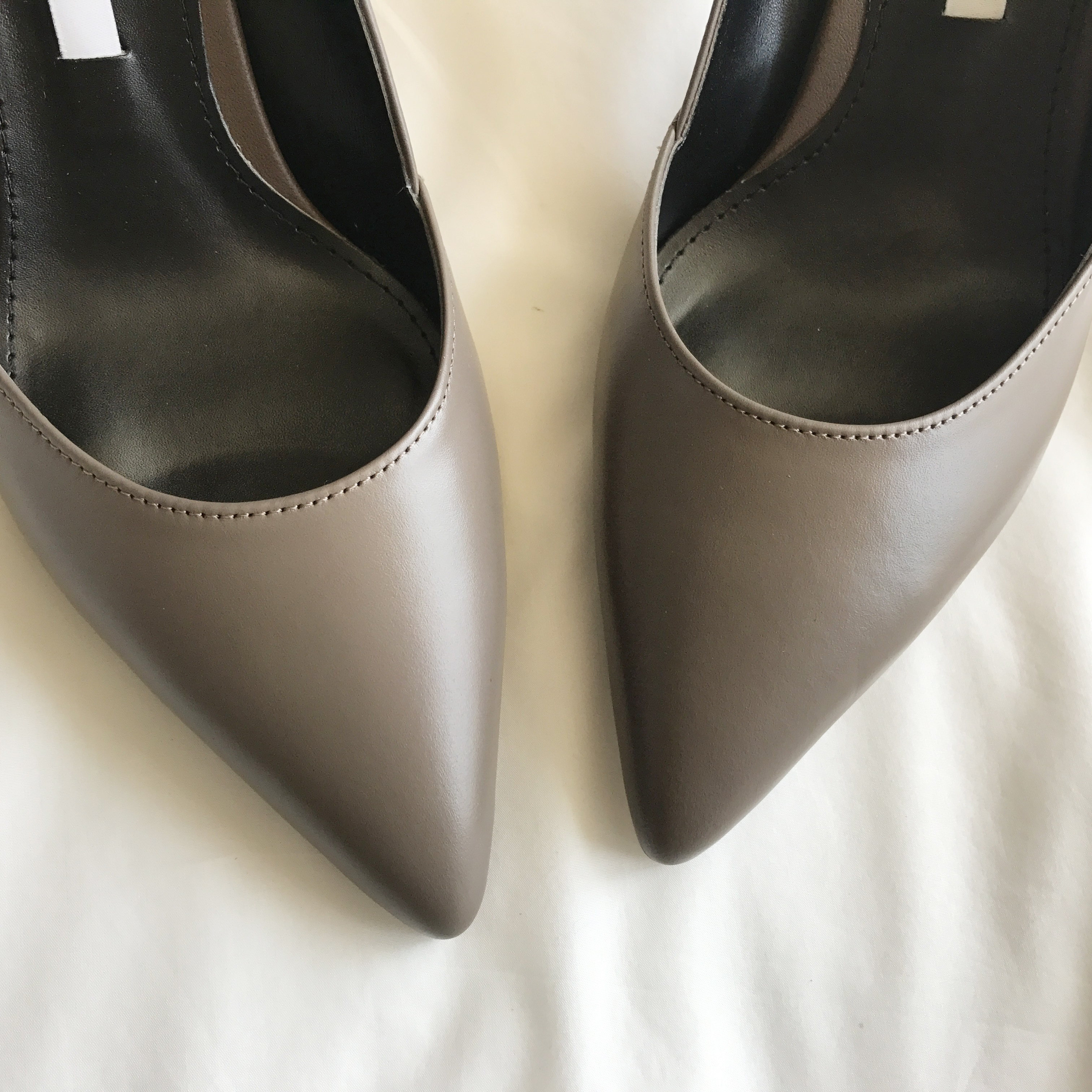 Cowhide stiletto mid heel 7cm black, beige, wine, 