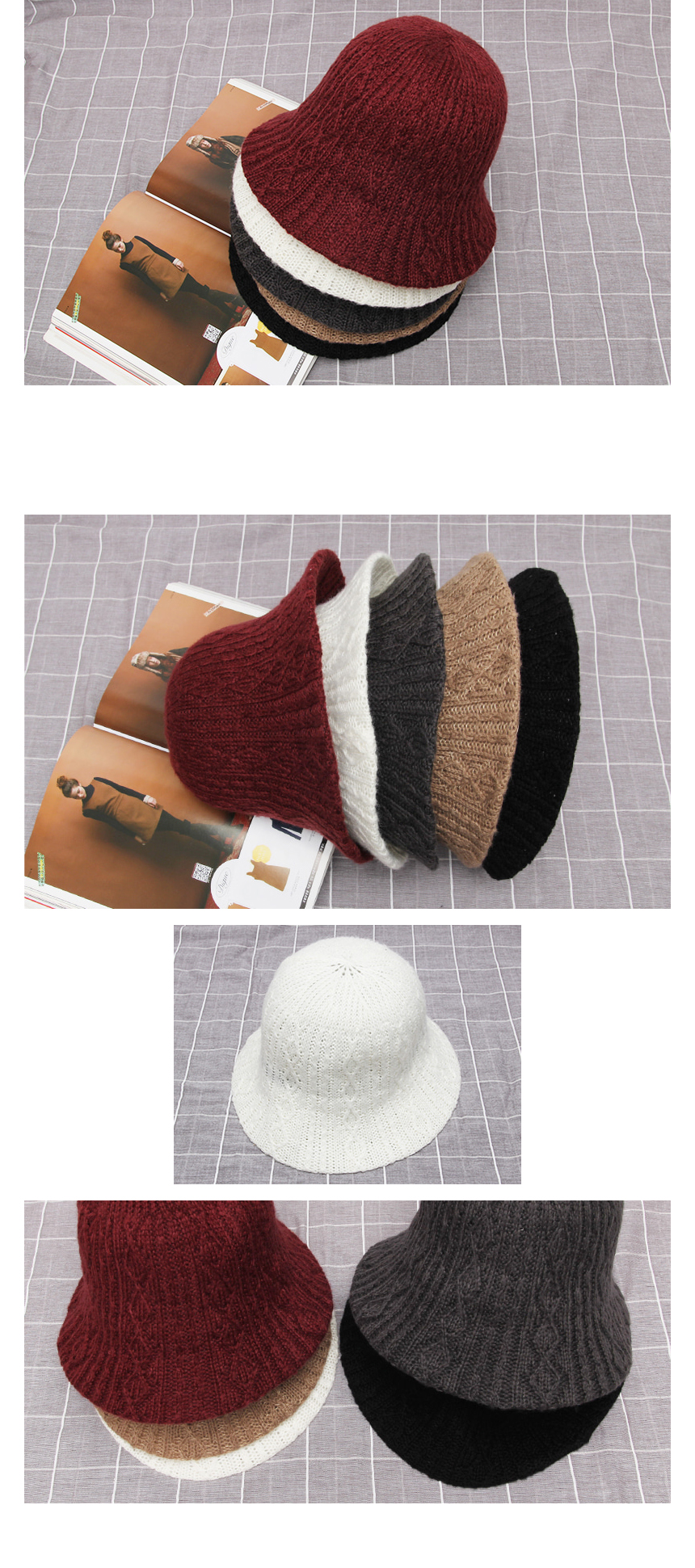 Women Sun Hats Agate Knit Hat Hats Hat bucket Hat 