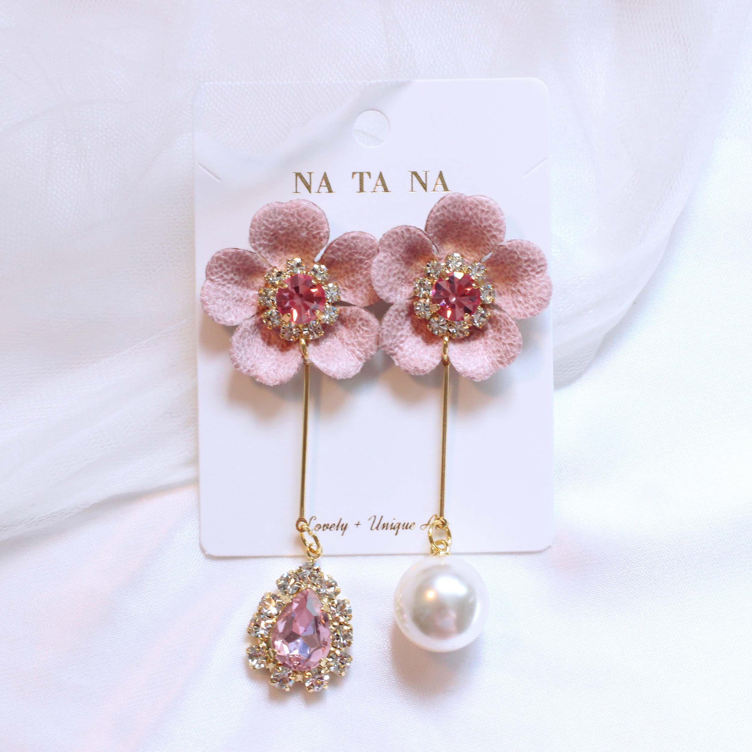 Flower Unbold Bold Drop Earrings Lance Gorgeous Gi