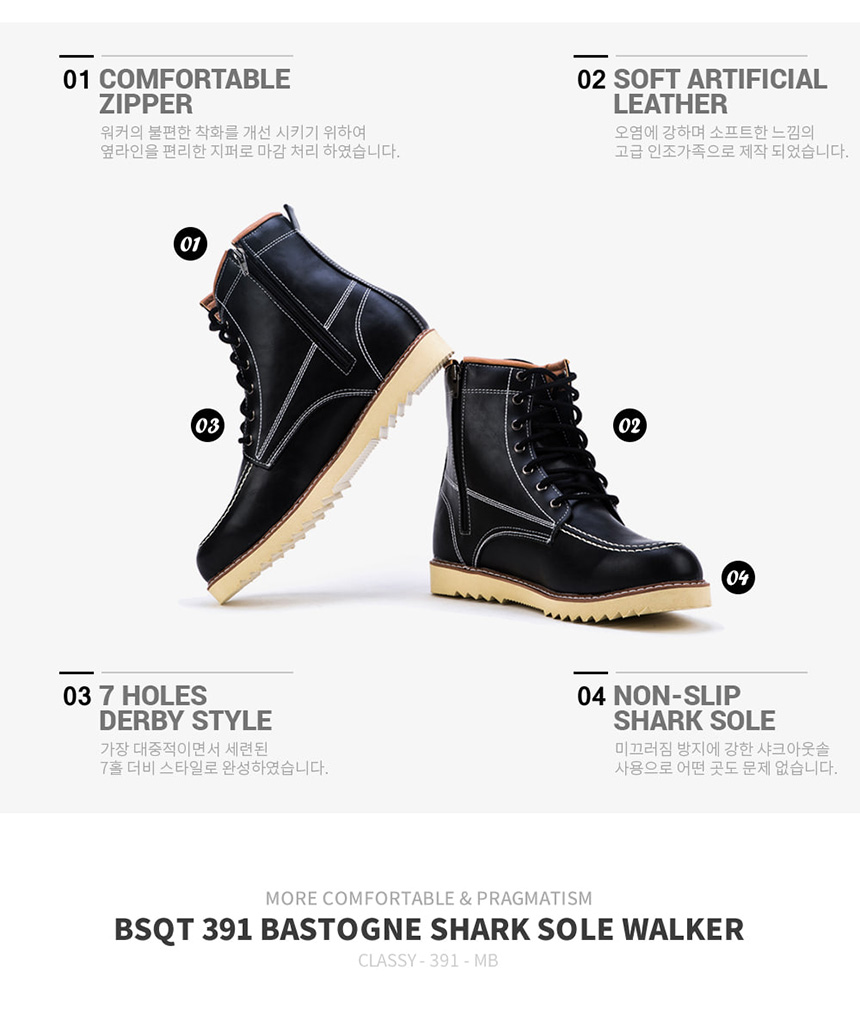 NEW MEN WALLKER BOOTS High Top Walker Men's Sho