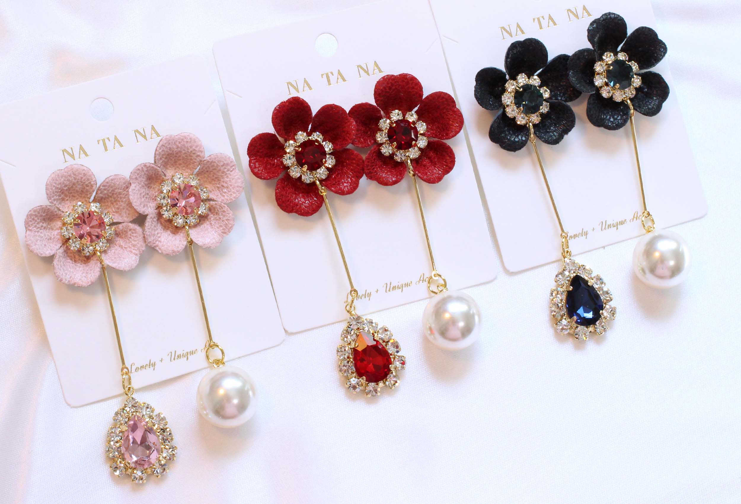 Flower Unbold Bold Drop Earrings Lance Gorgeous Gi