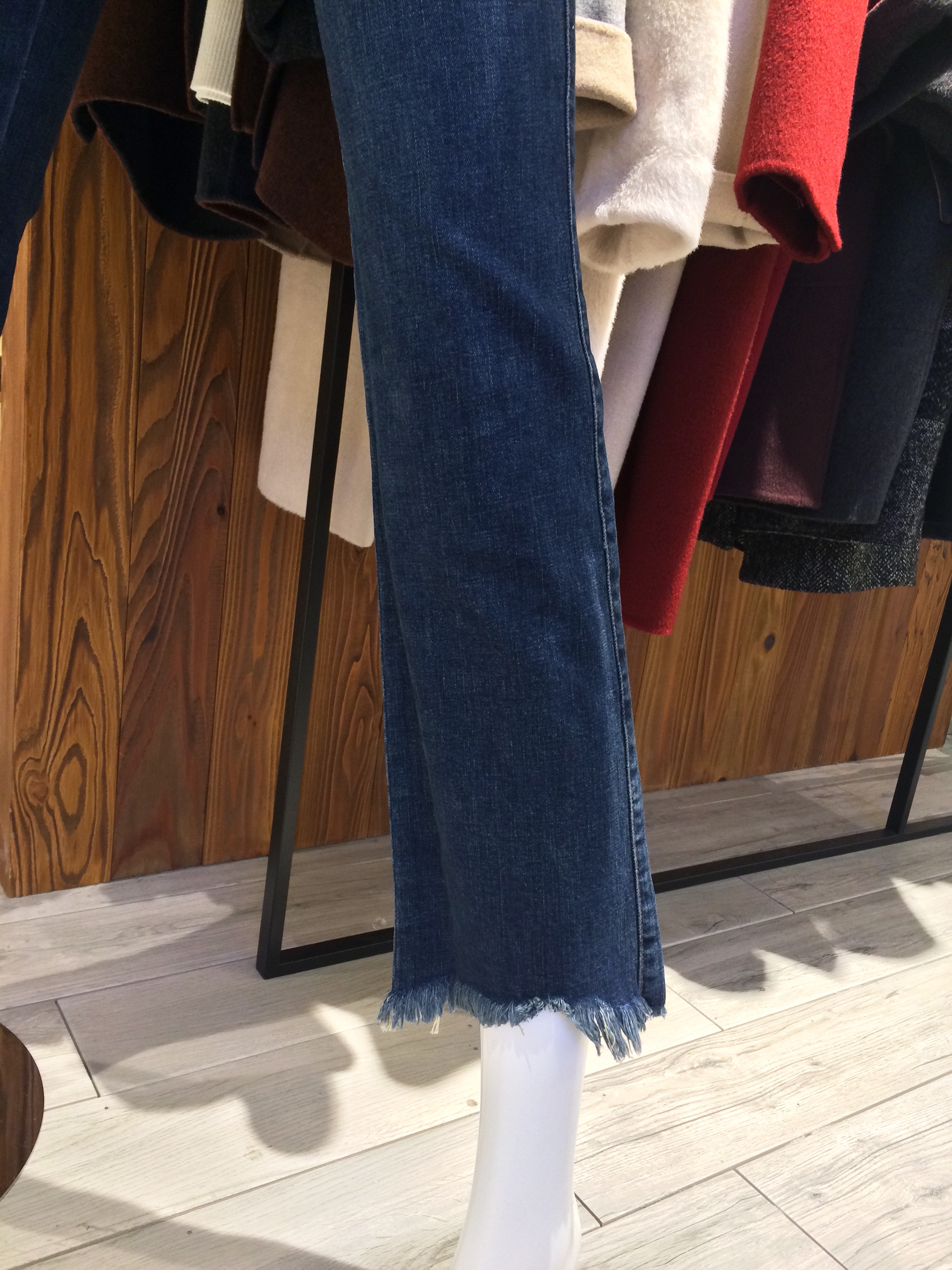 Women Jeans Pants Boot cut cut denim panties unzip