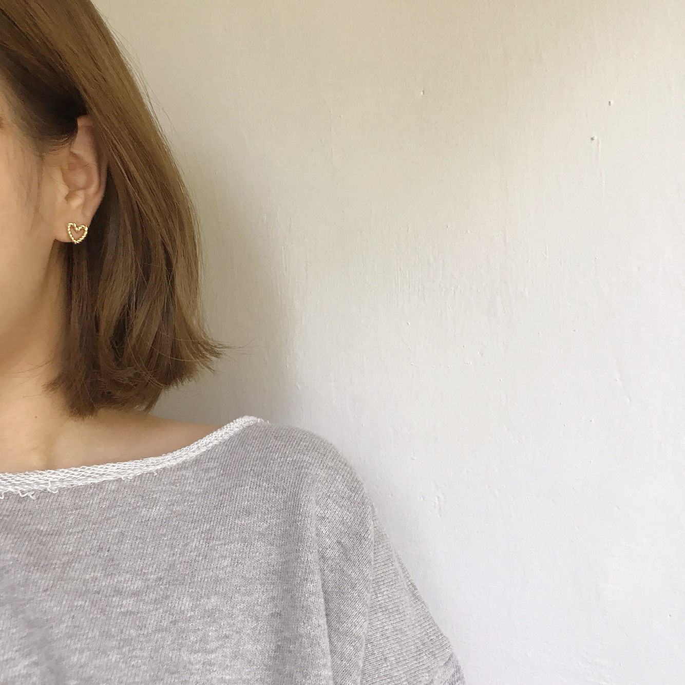 Urban Ring Handmade Daily Simple Gold Twisted Hear