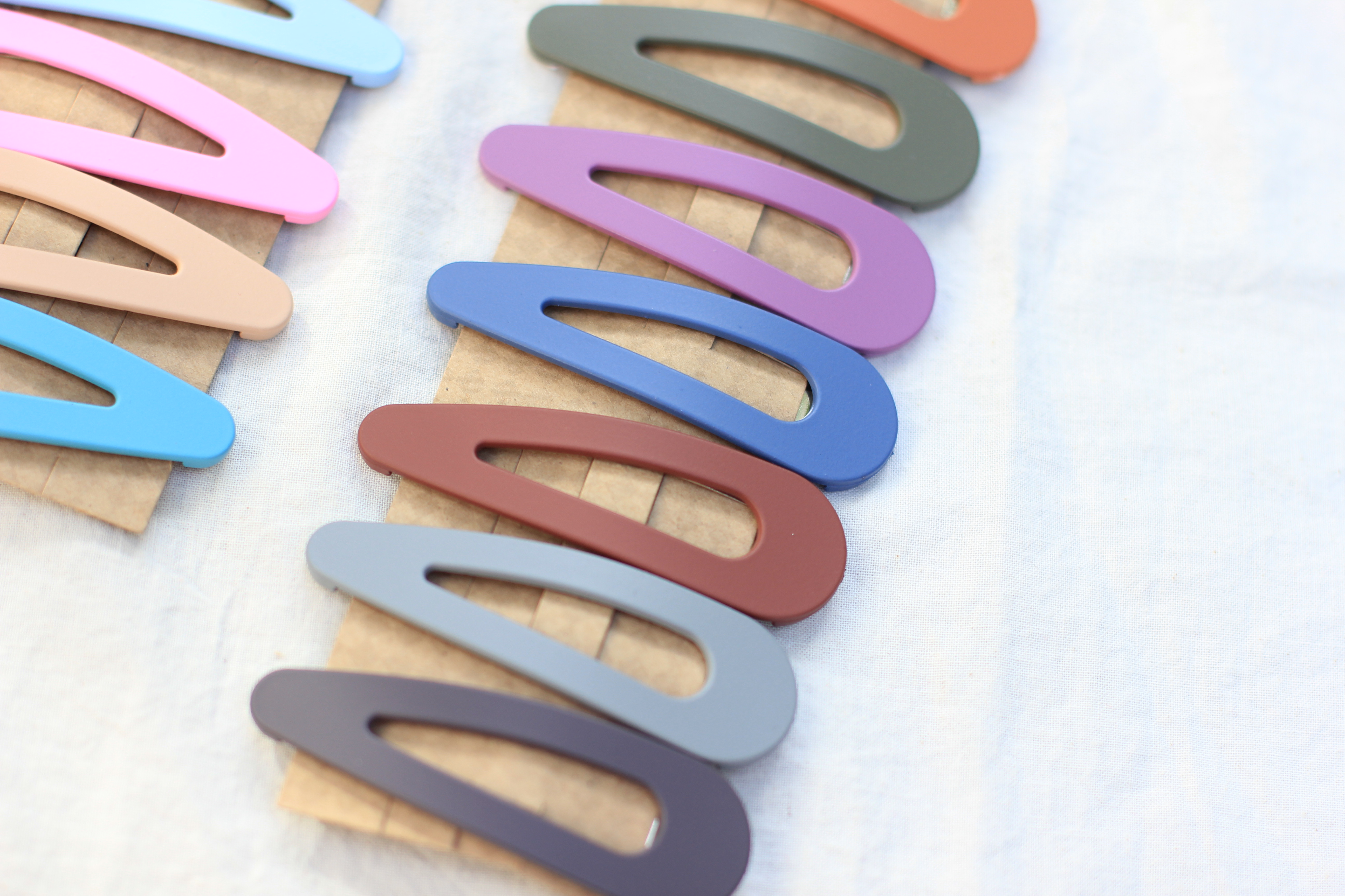 Hair Accessories Matte color tick pins set point p