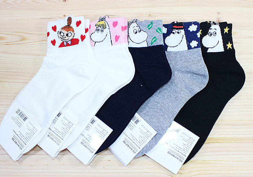 NEW SOCKS COLLECTION Fashion Character Moomin Fair