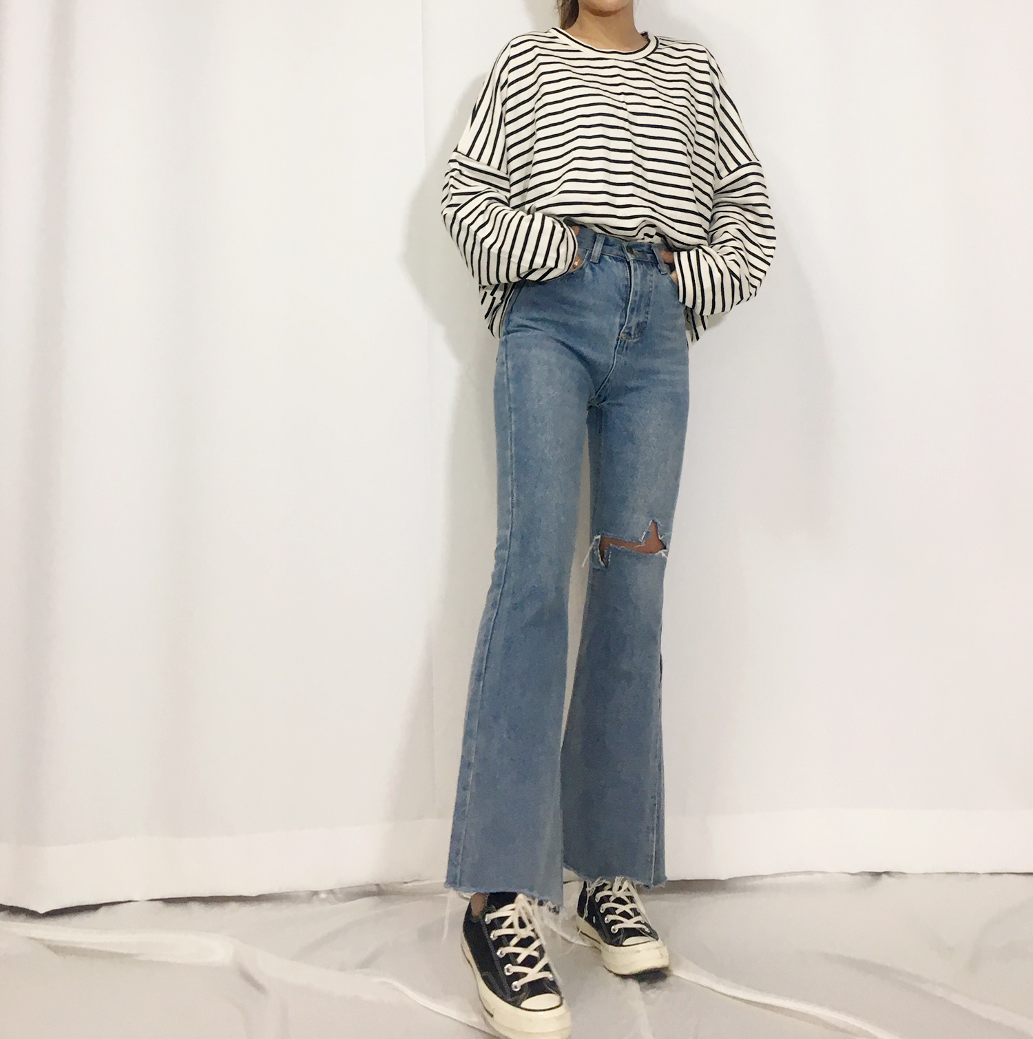 Women Jeans Pants Banjai Waistcoat Boots Cut Jeans