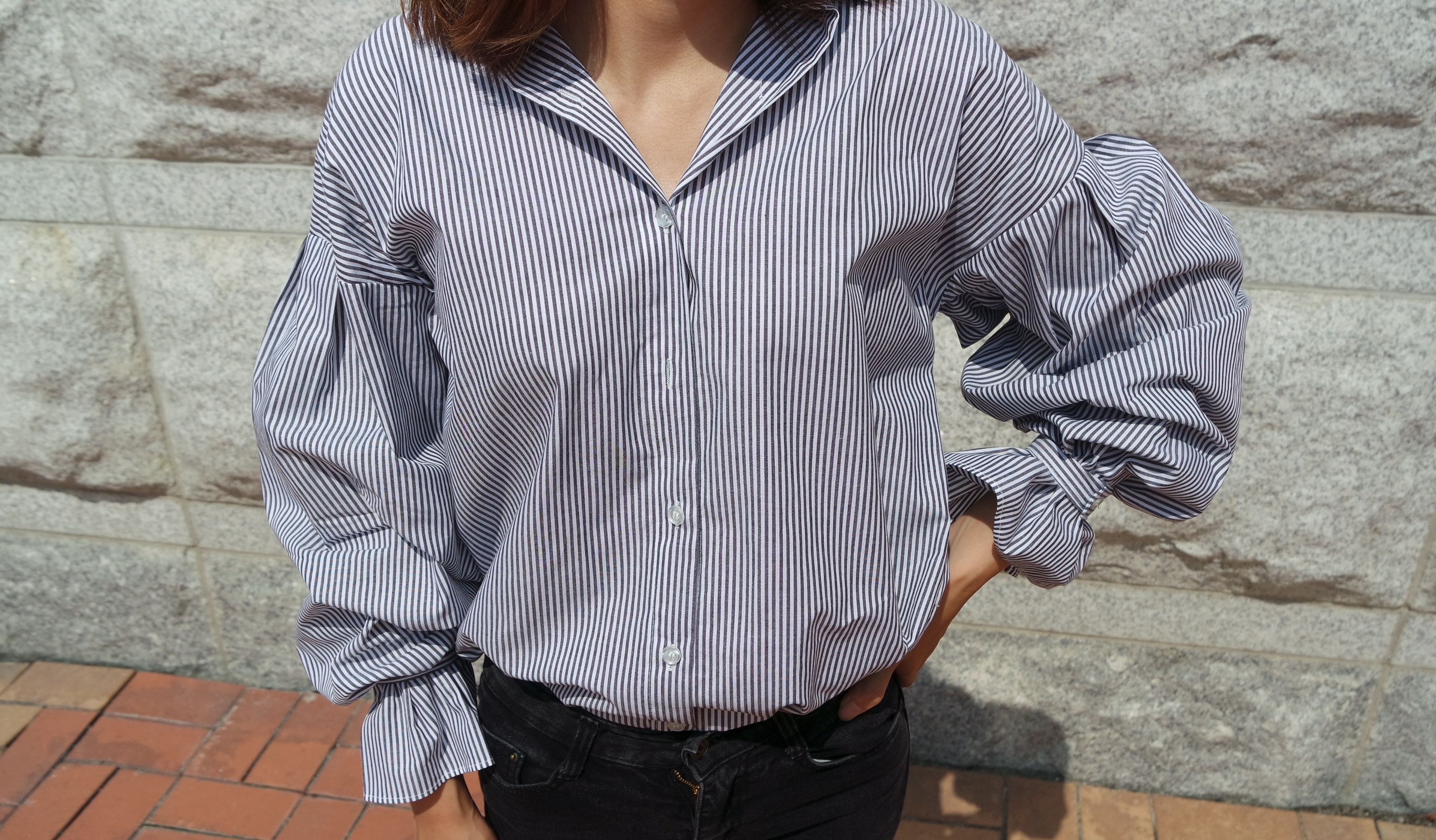 Balloon Sleeve Shirt Modern and Chic Wedding Coord