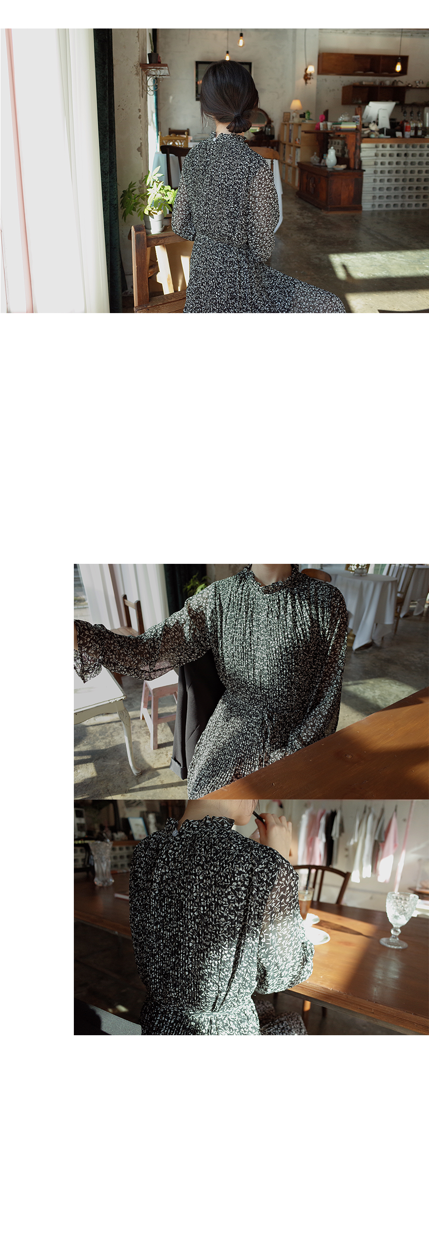 New Women Dress Flower Chiffon Cherry Blossom Long