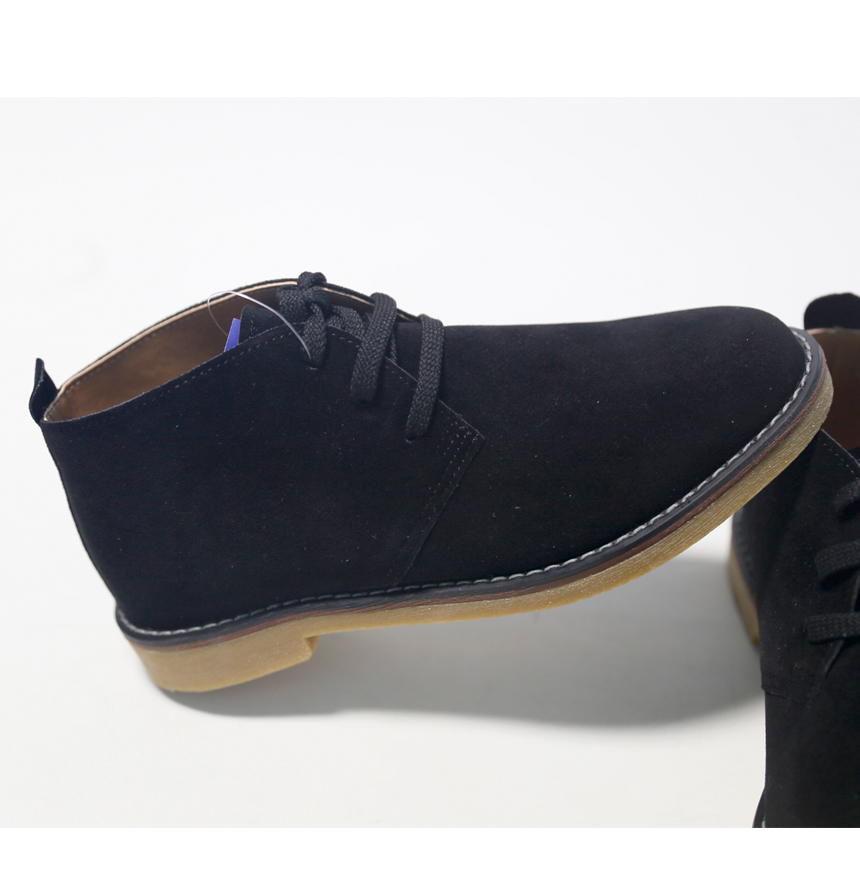 NEW MEN WALLKER BOOTS Suede Low Walker Fash Shoes 