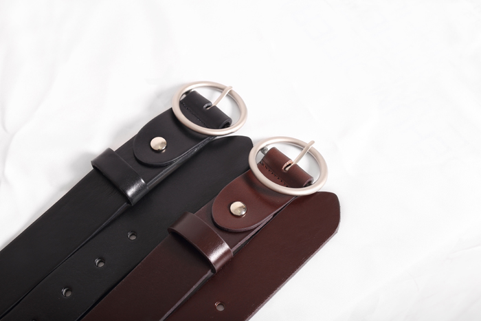 NEW MEN FASHION BELT Men's matte leather ring b