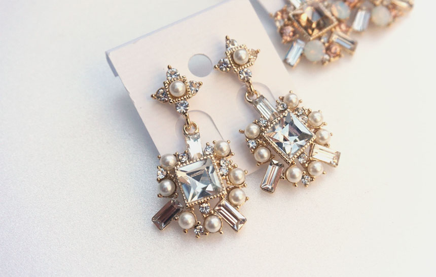 Cubic Bold Earrings Collection event guests unique