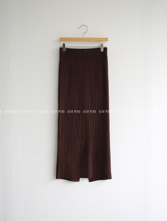 Girly Knit Slim Long Skirt Women Tight Fit Fall Ki