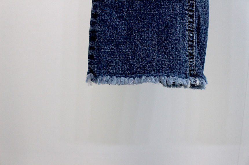 Korea Jeans Pants Cutting Slim Slim Day 2col Skinn