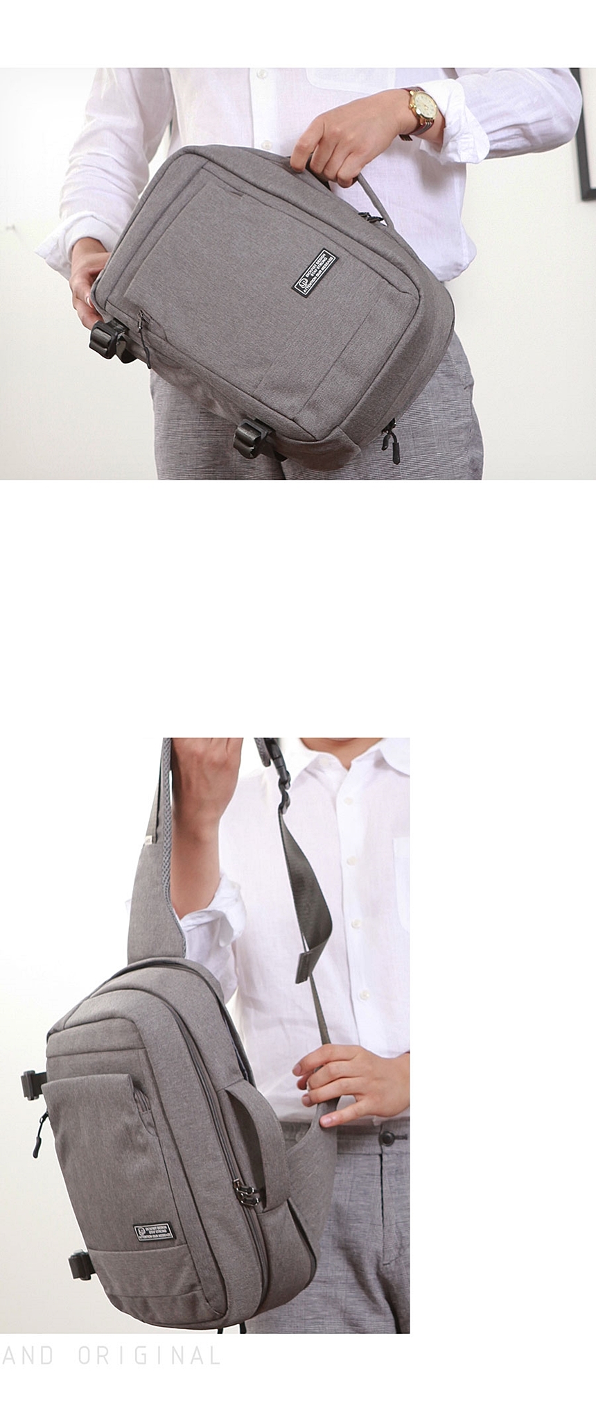 NEW BACKPACK Men's Cross Backpack 3 Colors 3553